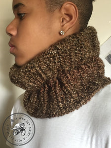 Toffee Mocha Latte Cowl/Scarf Cowl Neckwear