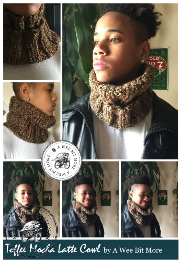 Toffee Mocha Latte Cowl/Scarf Cowl Neckwear