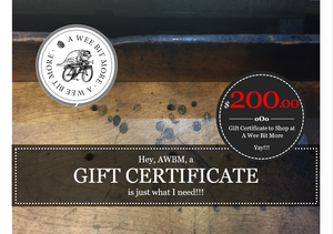 AWBM Gift Cards