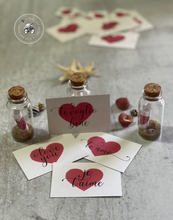 Load image into Gallery viewer, Message in a Bottle, Say I Love You to Mom, Dad, Grad, You Are Loved Note, Baby Gift, Note to Traveler, Send Your Love Instead of a Card