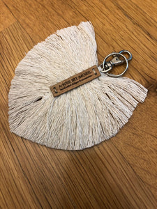 Macramé Feather Key Ring Accessories