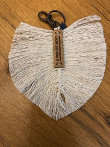 Macramé Feather Key Ring Accessories