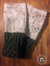 Load image into Gallery viewer, Fingerless Mitts – Forest Tweed Vegan Mitts