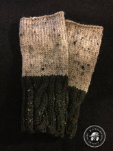 Load image into Gallery viewer, Fingerless Mitts – Forest Tweed Vegan Mitts