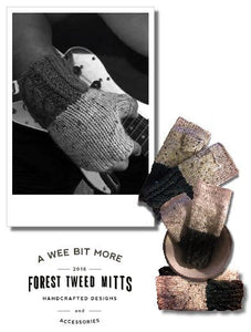 Fingerless Mitts – Forest Tweed Vegan Mitts