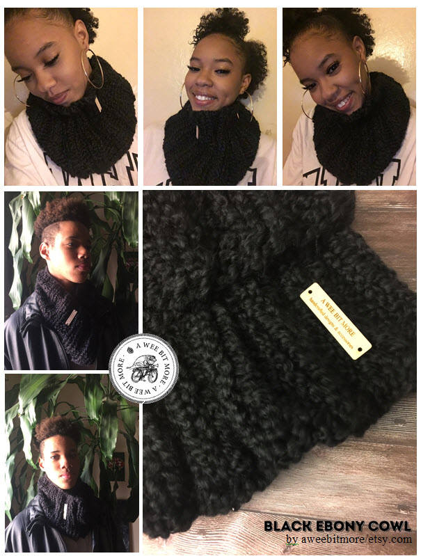 Black Ebony Cowl/Scarf