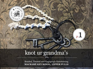 Macramé Key Ring – Knot Ur Grandma’s Macramè Collection