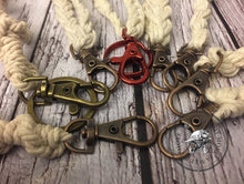 Load image into Gallery viewer, Macrame Key Ring – Knot Ur Grandma’s Macrame Collection