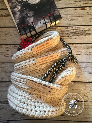 Basket Storage Vegan Ecru Basket  – The Montauk Collection