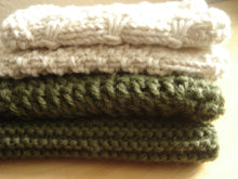 Load image into Gallery viewer, Knit Washcloths, Set of 7