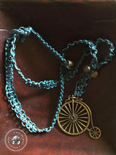Load image into Gallery viewer, Bicycle Macrame Necklace