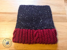 Load image into Gallery viewer, Knit Tweed Hat – Cables &amp; Twists