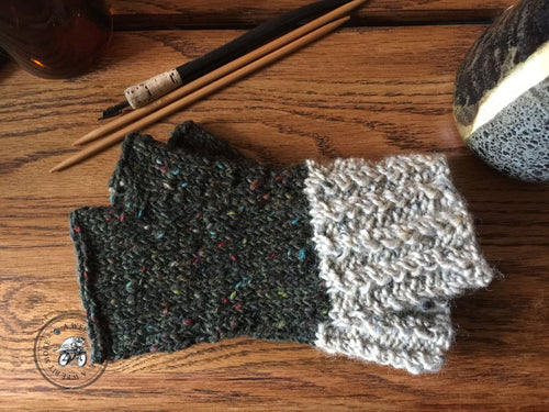 PATTERN Harvest Twist Fingerless Mitts