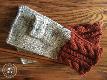 Load image into Gallery viewer, PATTERN Rusty Wheat Fingerless Mitts, Vegan