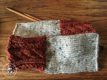 Load image into Gallery viewer, PATTERN Rusty Wheat Fingerless Mitts, Vegan